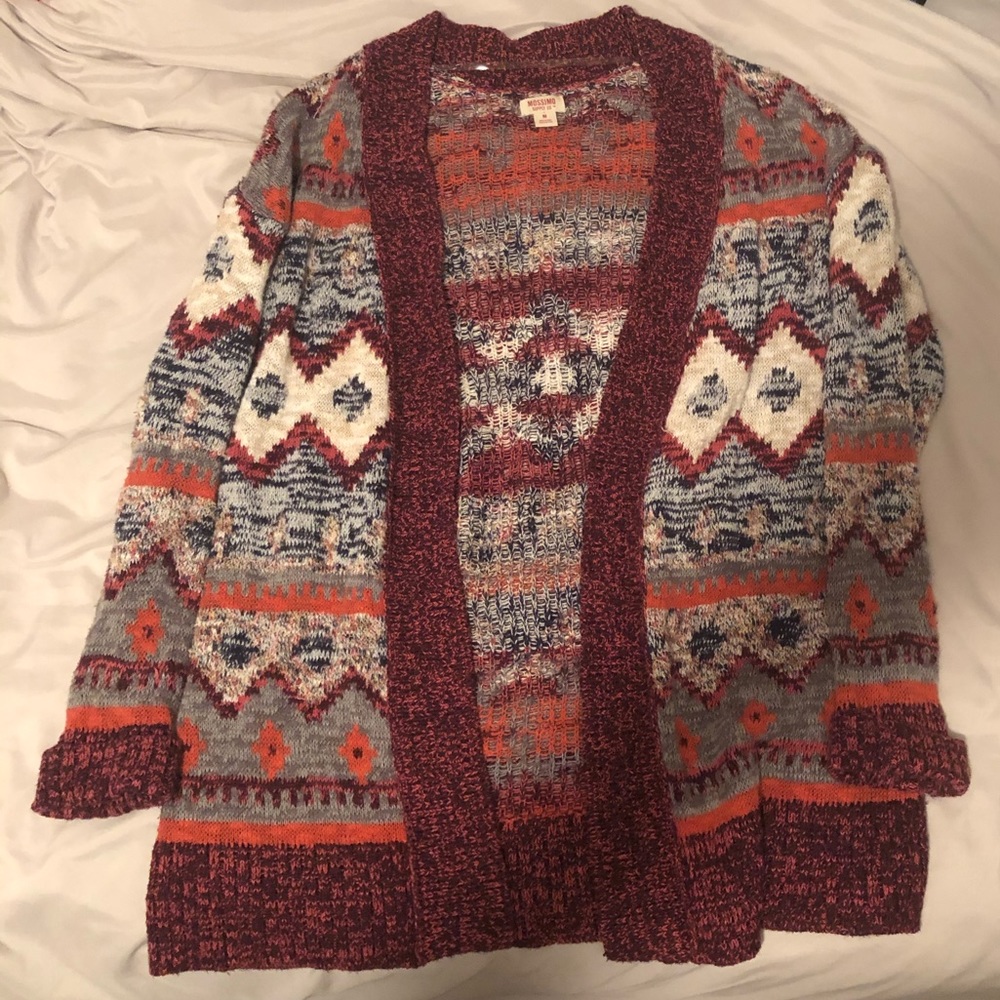 Patterned cardigan
